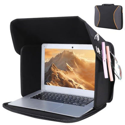 Laptop Sun Shade Laptop Sun Glare Shield Privacy Screen Hood 15-16'' - size: 15-16in