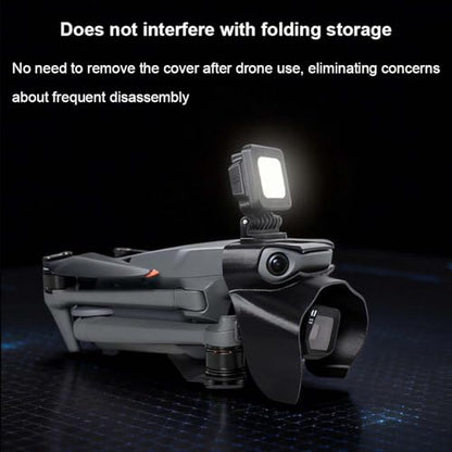 2-in-1 LED Navigation Light & Gimbal Camera Guard for DJI Mavic 3 Classic Drone Anti-Collision Protective Cover Set Flight Lights with 3 Lighting Modes