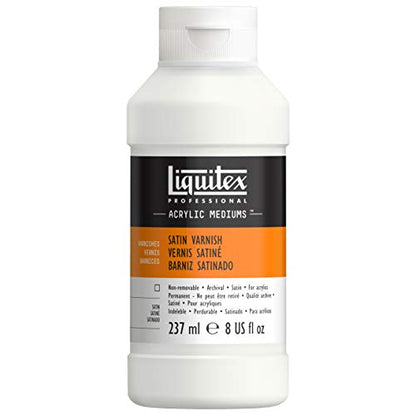 Liquitex Professional Satin Varnish, 237ml (8-oz) - color: Satin, style: 8-oz