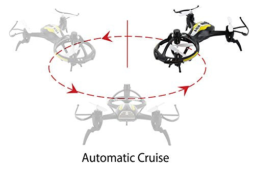 SYMA X51 Spaceship 2.4Ghz 4CH RC Quadcopter with Bonus Battery (Black)