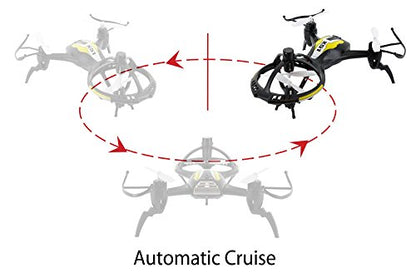 SYMA X51 Spaceship 2.4Ghz 4CH RC Quadcopter with Bonus Battery (Black)