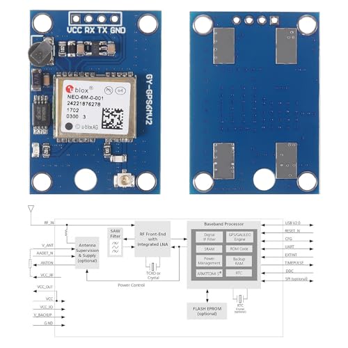 3pcs GY-NEO6MV2 NEO-6M GPS Module NEO6MV2 with Flight Control EEPROM MWC APM2.5 Large Antenna for for Arduino EEPROM APM 2.5