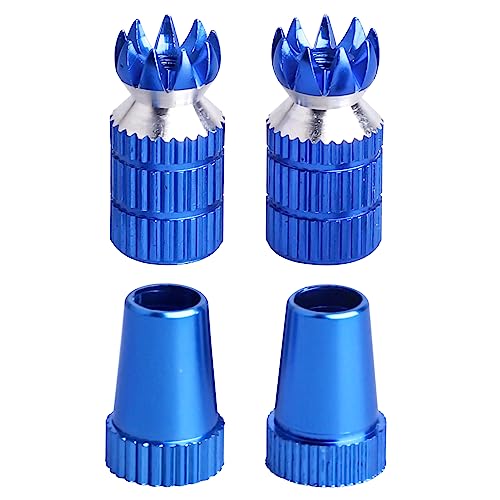 Hobbypark Aluminum RC Transmitter Stick Ends Controller Thumb Rocker M3 Thread for TX Futaba/FrSky/Spektrum DX6i DX7S DX8 DX9 / Taranis X9D /ETurnigy 9X / Hitec Aurora 9 (Blue)