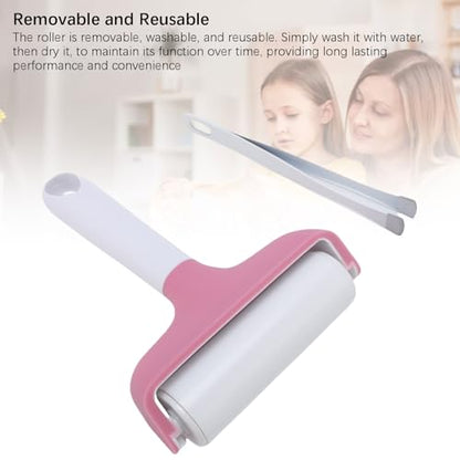 Pssopp Brayer Roller Printmaking Brayers Rubber Roller Brayer Rollers Hard Rubber,Rubber Roller Brayer for Printmaking Ink Wallpapers Stamping Gluing (Pink) - color: Pink