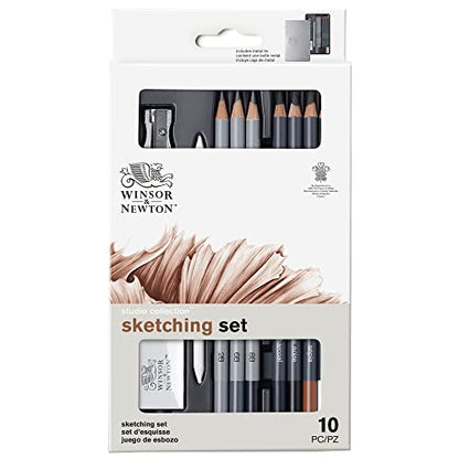 Winsor & Newton Studio Collection, Sketching Pencils, Set of 10 - style: 10 Sketching Pencils