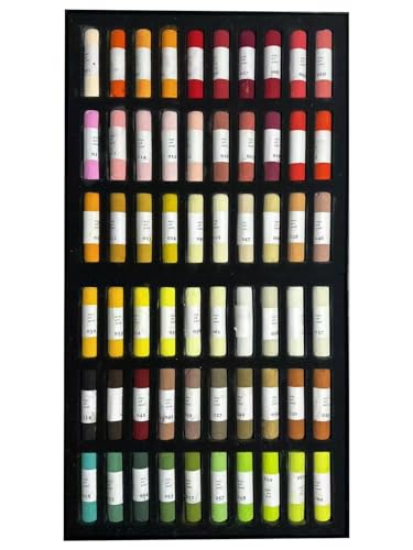 Artists' Soft Pastel stick Box Set of 120 Assorted Colors Smooth and Blendable, Fade-Resistant