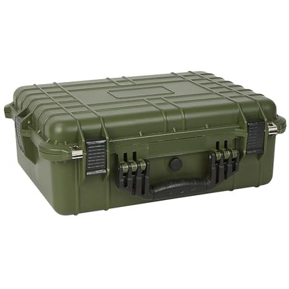Strongway 20in. Plastic Waterproof Storage Case, Green - color: Green