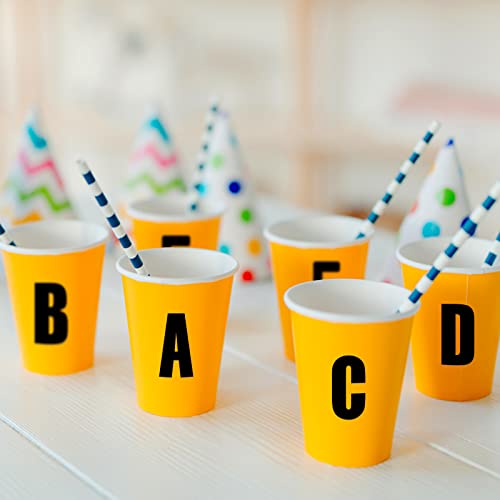 Letter Stickers,Mailbox Numbers,2 Inch Waterproof Vinyl Alphabet - color: Black, size: 2 Inch
