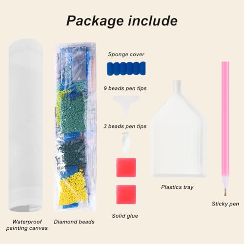 Acudotr Hamster Diamond Art Kits for Adults, DIY Home Decor, 12x12 Inch