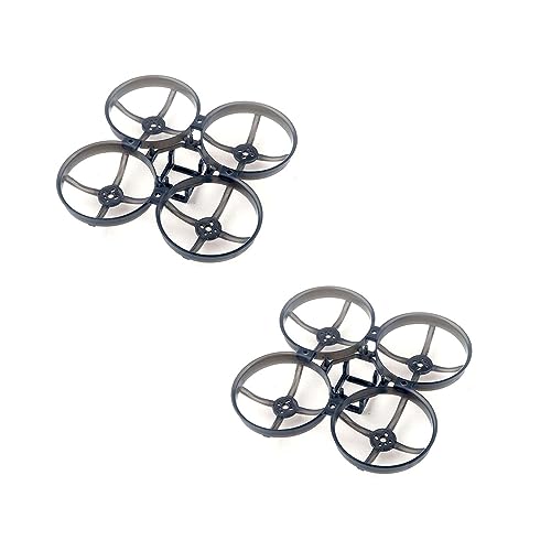 Happymodel Mobula8 85mm Micro FPV Whoop Frame for 2 inch Props 702/703/802/1002/1102/1103 brushless Motors 1-2S Micro FPV Racing Quadcopter Quad Frame kit RC Drone Frame 2Pcs