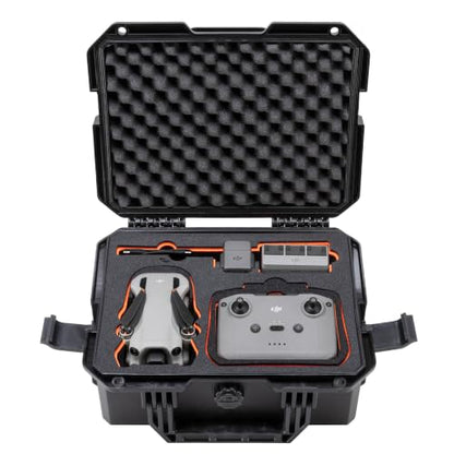 Eylar 13.8" Intact Series Compact Hard Drone Case, Fits DJI Mini 4 & 5 Pro, Waterproof Crushproof, with Protective Foam