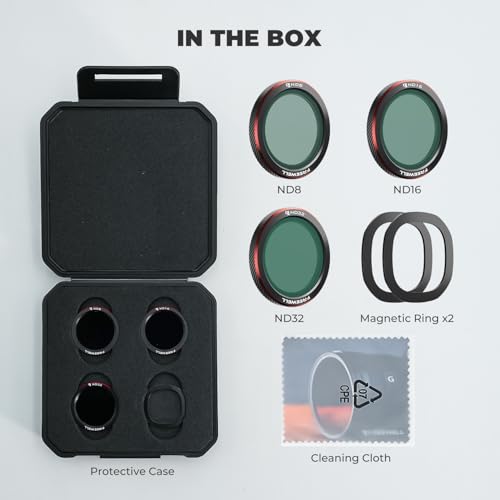 Freewell 3-Pack Magnetic ND Filters for DJI Neo 2 - style: Standard Day ND Kit