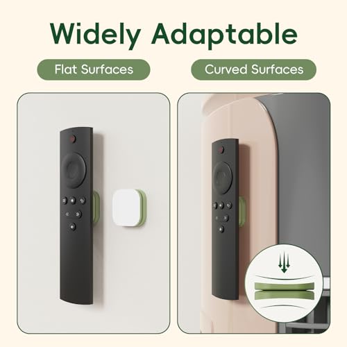 Magnetic Remote Control Holder Wall Mount for TV Fan 6 Pack Green - color: 6 Green, size: Square
