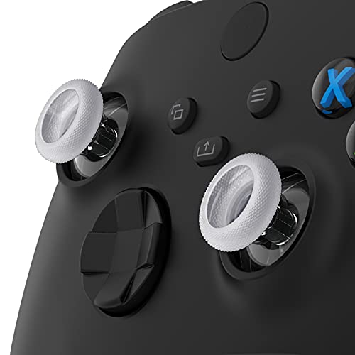 eXtremeRate Replacement Thumbsticks for Xbox Series X & S Controller, Joysticks Repair Kit for Xbox Wireless Controller, Custom Analog Stick Buttons for Xbox One S/X/Elite Controller - Clear - color: Clear