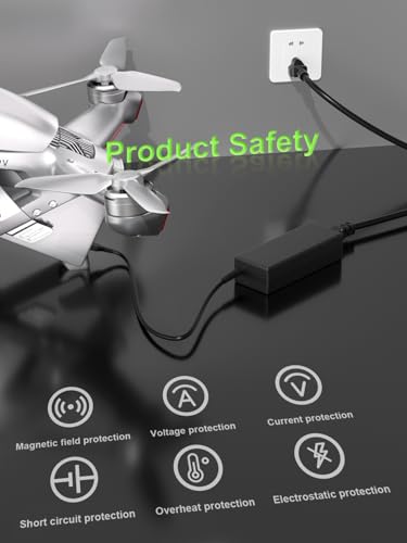 100W USB-C Battery Charger Fit for DJI Mavic 3 4 Pro Cine Classic/Air 3 3S/ Avata 2/ Mini 4 3 2 Pro/Neo/Flip Drone, RC2 RC FPV Remote Controller,Battery Charging Hub and More Devices with USB-C Port