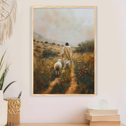 Jesus Paint by Numbers Kit for Adults Framed Canvas 12X16 in, Frameworkless - color: YH02806