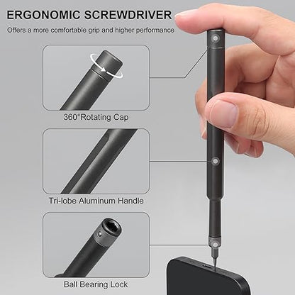 SHARDEN Precision Screwdriver Set for Electronic Repair 49 in 1 - color: 49 in 1 Black