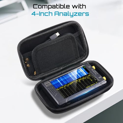 Seesii 4 Inch Protective Case for NanoVNA-H4 & TinySA Ultra - size: 4 inches