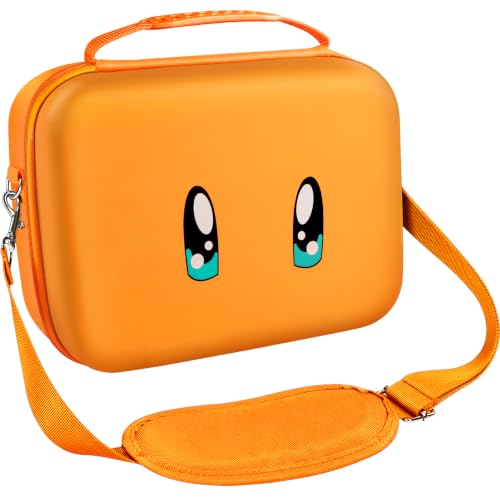 ivoler Carrying Storage Case for Nintendo Switch/Switch OLED 2021 Orange - color: Orange, size: 6.2''/7.0''