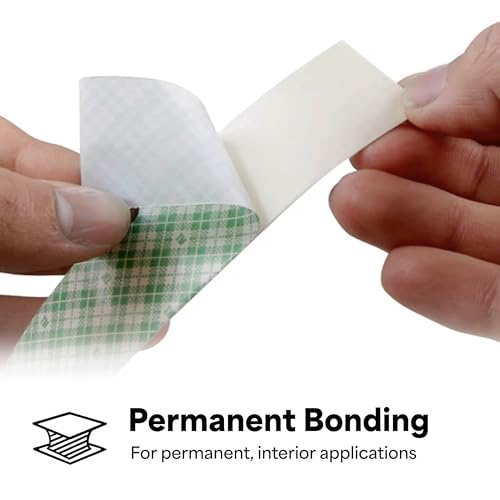 3M 4032 Double Coated Urethane Foam Tape, Bonding, Attaching, Mounting, White, 0.5 in x 5 yd, 1 Roll