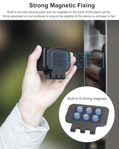 Magnetic Stand Base for DJI Osmo Action 5 Pro/4/3/OSMO 360 Mount Accessory - size: 1PC-with magnetic base