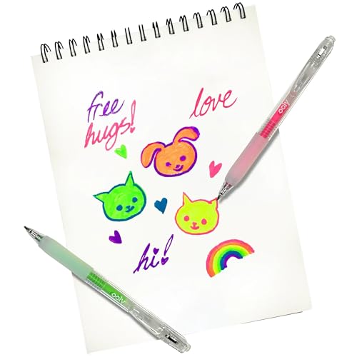 Ooly Jelly Gloss Neon Multi-Surface Deco Gel Pens, Set of 6 - style: Jelly Gloss Deco - Multi Surface