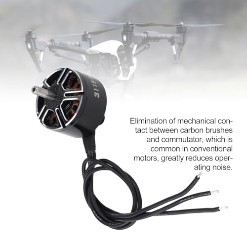 3115 900KV Brushless Motor, 2-6S RC Motor for FPV Racing Drone with Fast Rotation Speed for 9/10/11 Inch RC FPV Drones, Accurately Control The Quadcopter Speed and Position
