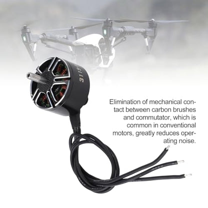 3115 900KV Brushless Motor, 2-6S RC Motor for FPV Racing Drone with Fast Rotation Speed for 9/10/11 Inch RC FPV Drones, Accurately Control The Quadcopter Speed and Position
