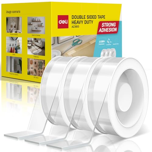 deli Double Sided Tape Heavy Duty,30 Feet - size: 30 Feet