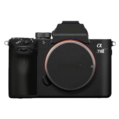 Camera Cover Skin Sticker for Sony A7III A7M3 A7R III Camera Protector Film Skin Anti-Scratch Protective Decoration A7 III A7R3(Frosted Black) - color: Frosted Black