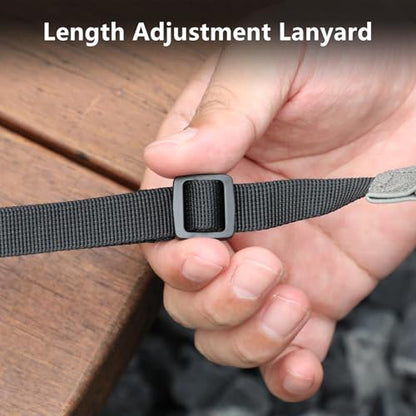 FPVtosky Lanyard for DJI RC 2 & RC & RC Pro 2, RC Neck Strap, Soft Leather Compatible with DJI Remote Controller Accessories - color: Grey