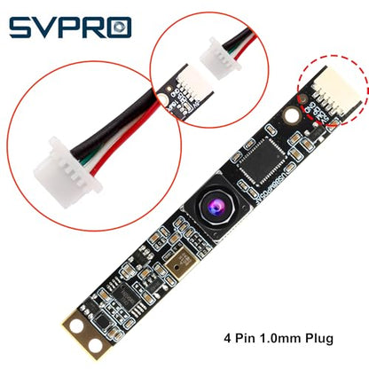 SVPRO 8MP USB Camera Module with Microphone, 102 Degree Wide Angle Laser Engraver Camera for Lightburn, Fixed Focus 4K UVC Webcam Board for Computer,Raspberry Pi