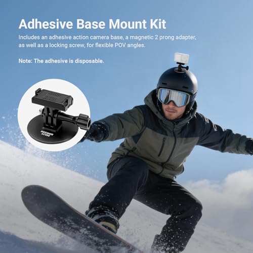 NEEWER AC058 Adhesive Base Mount Kit Compatible with DJI GoPro Cameras - style: AC058