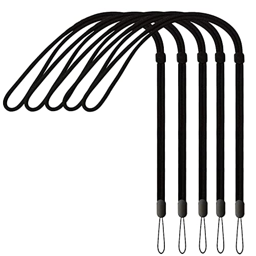Foshine Lanyards 5pcs Adjustable Length Neck Office Lanyard - color: 5 Black