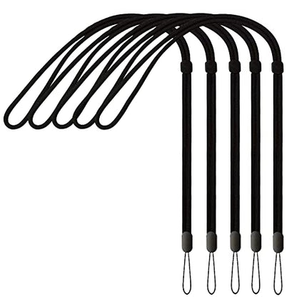 Foshine Lanyards 5pcs Adjustable Length Neck Office Lanyard - color: 5 Black