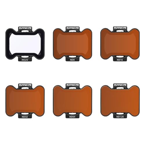ND Filters Set for DJI Avata 2, Gimbal Camera ND/MCUV Len Filters for DJI Avata 2 Drone Lens Accessories (Set of six) - color: set of six