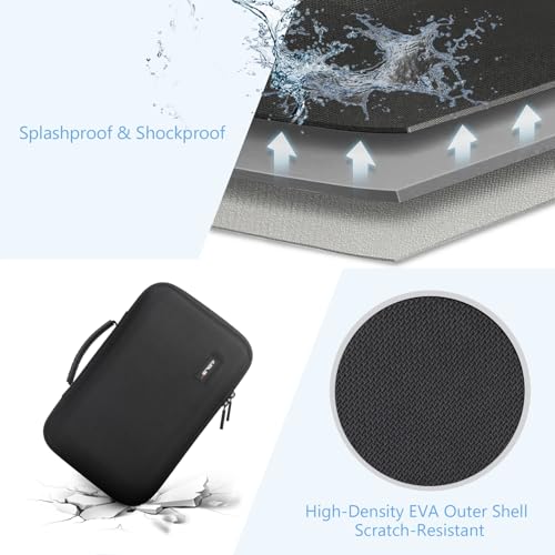 JSVER Storage Case for DJI Mini 5 Pro Hard Carrying Case Compatible with DJI Mini 5 Pro Drone, Intelligent Flight Batteries and RC-N3 Controller Accessories