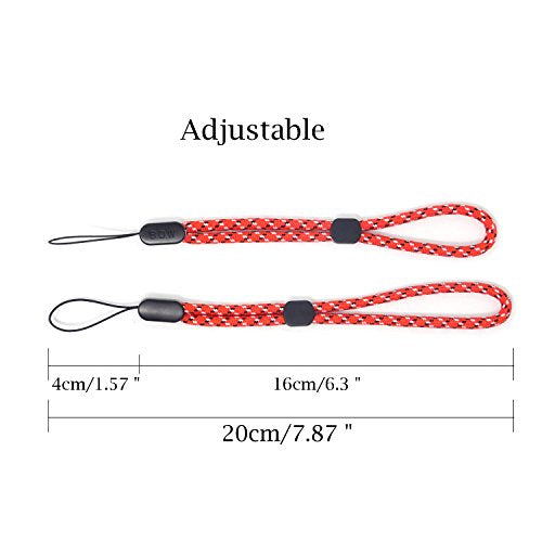 Honbay 4PCS Universal Adjustable Hand Wrist Strap Hand Lanyard Wristlet Wristband with Lock for Wii Remote Controller, Cell Phone, MP3, Digital Camera,etc