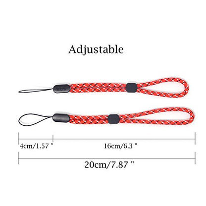 Honbay 4PCS Universal Adjustable Hand Wrist Strap Hand Lanyard Wristlet Wristband with Lock for Wii Remote Controller, Cell Phone, MP3, Digital Camera,etc