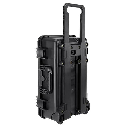 Eylar 22" Intact Premium Series Rolling Carry-On Hard Case with Wheels, IP67 Waterproof Crushproof, TSA Approved Travel Luggage, Customizable Pluck Foam for Cameras, Drones, Gear (Black) - color: Black