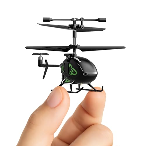 SYMA S100 Mini RC Helicopter for Kids, Indoor Flying, Altitude Hold, Black - color: Black