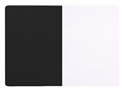 Rhodia Classic Dot Grid 6 X 8 1/4 A5 Black Cover Notebook - color: Black, size: 6 x 8 1/4, Dots paper