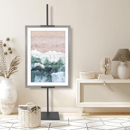 Americanflat Adjustable Tabletop Easel Stand, Black - color: Black 1 Pack, size: 50 inch, style: Tabletop Frame Stand