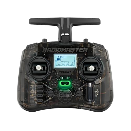 Radiomaster Pocket ELRS Transmitter, Hall Gimbal Portable Mode2 (Charcoal) - color: Charcoal-No Battery