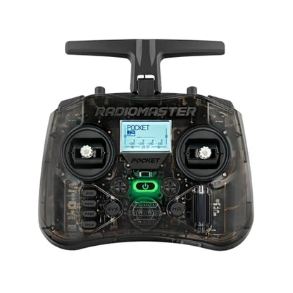 Radiomaster Pocket ELRS Transmitter, Hall Gimbal Portable Mode2 (Charcoal) - color: Charcoal-No Battery
