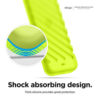 elago R3 Protective Case for Apple TV 4K Siri Remote 1st Generation - color: Neon Yellow