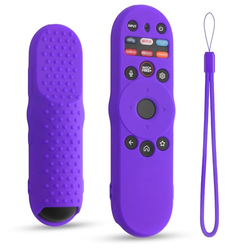Cover for Vizio Smart TV Remote XRT270 2023, Silicone Protector Case Replacement for Vizio Remote Control XRT270, Shockproof, Purple (Purple) - color: Purple