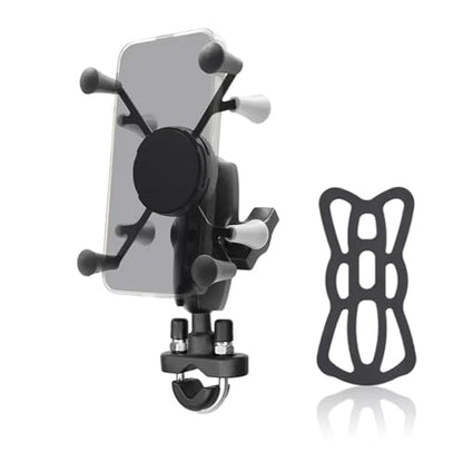 Strg Motorcycle Phone Mount with Aluminum Alloy Arm and U-Bolt Base - size: U-bolt Base