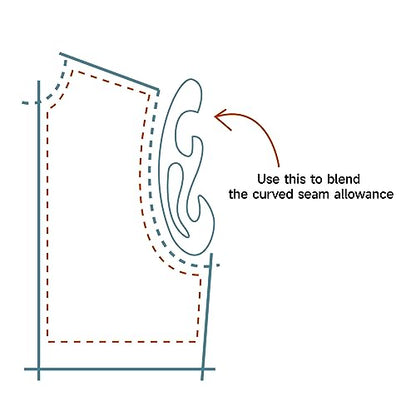 KEARING 8Pcs French Curve Ruler Set - Flexible Plastic Sewing Template Tool - style: 1308S