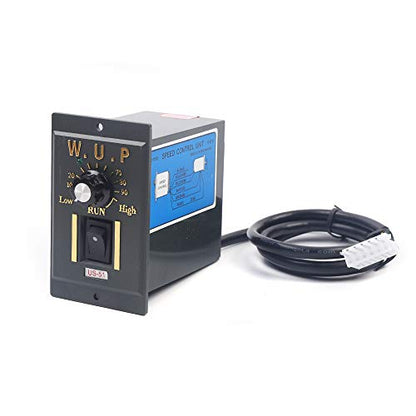 0-135RPM 25W 10K High Torque Variable Speed AC Gear Motor with Controller - color: 25W 10K